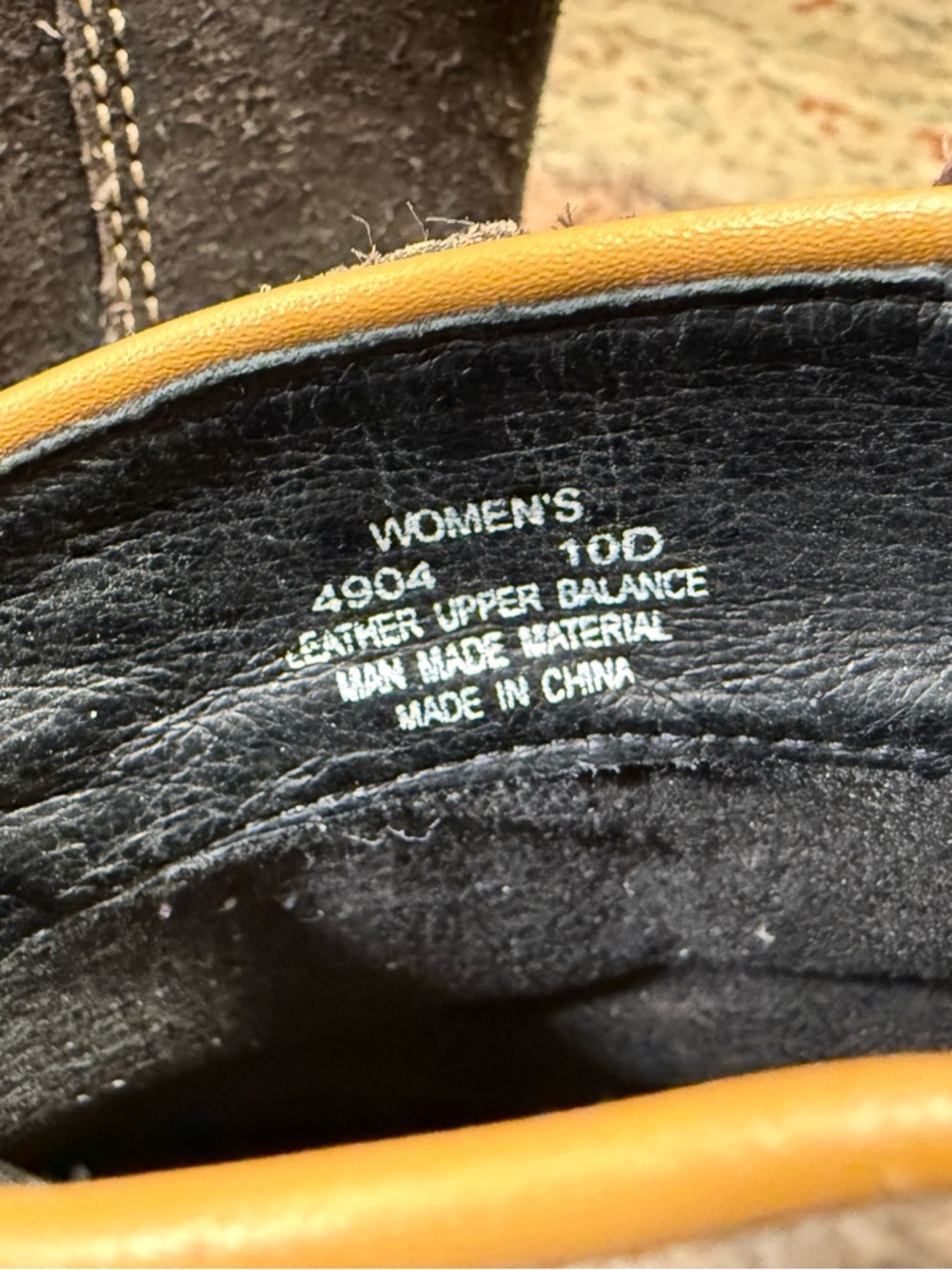 VTG Red Wing Womens 4904 Natasha Boot Size 10B Heritage Brown Suede Block Heel - Picture 10 of 15